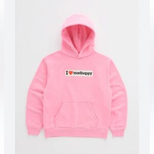 I Heart MH Fleece Hoodie Mad Happy Color: Sachet size Large